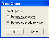   Route Cancel